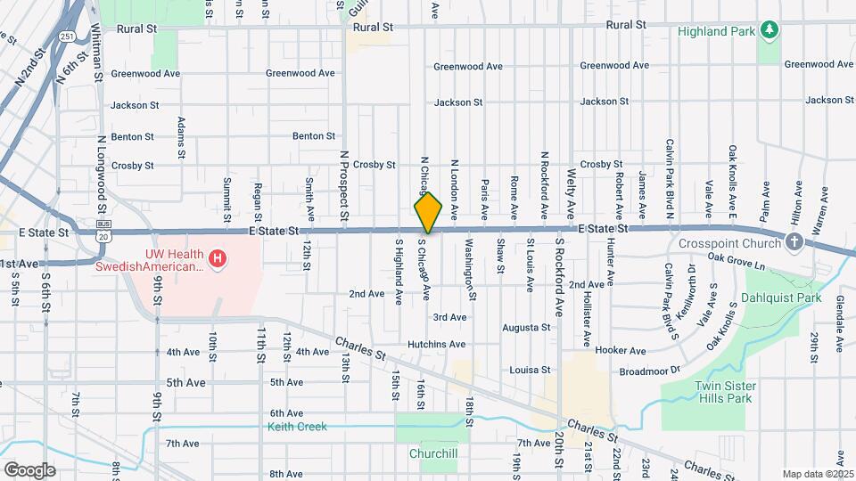 108 S Chicago Ave, Unit 108 Map and Location Details