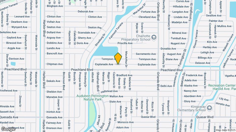22309 Esplanade Ave Map and Location Details