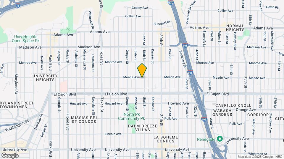 4382 Utah St Map and Location Details