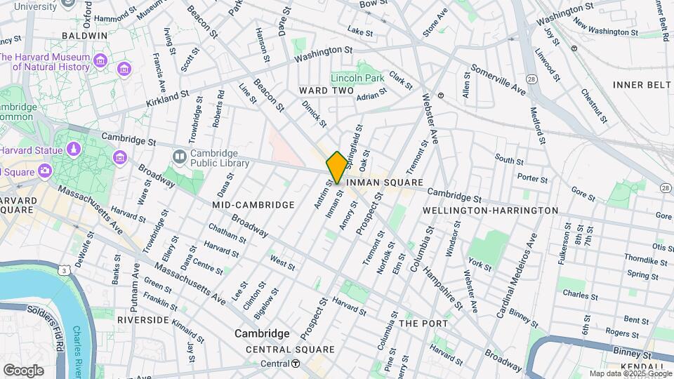 123 Inman St, Unit 1 Map and Location Details