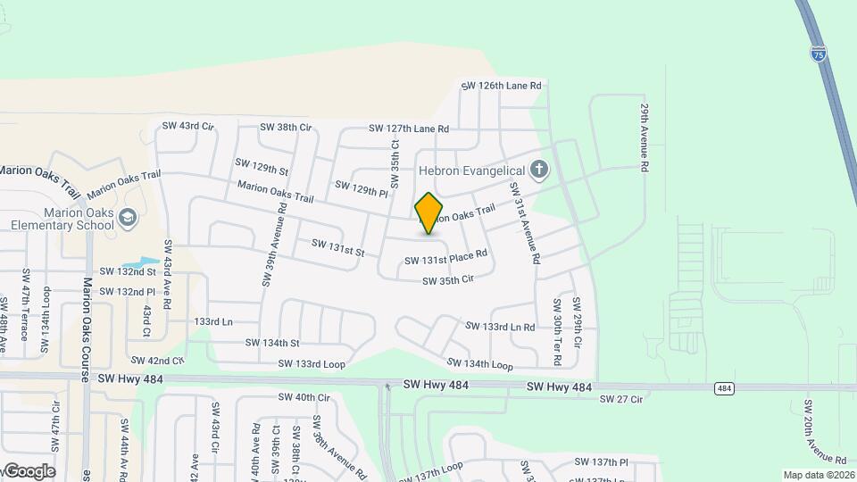 3498 SW 130th Lane Rd Map and Location Details