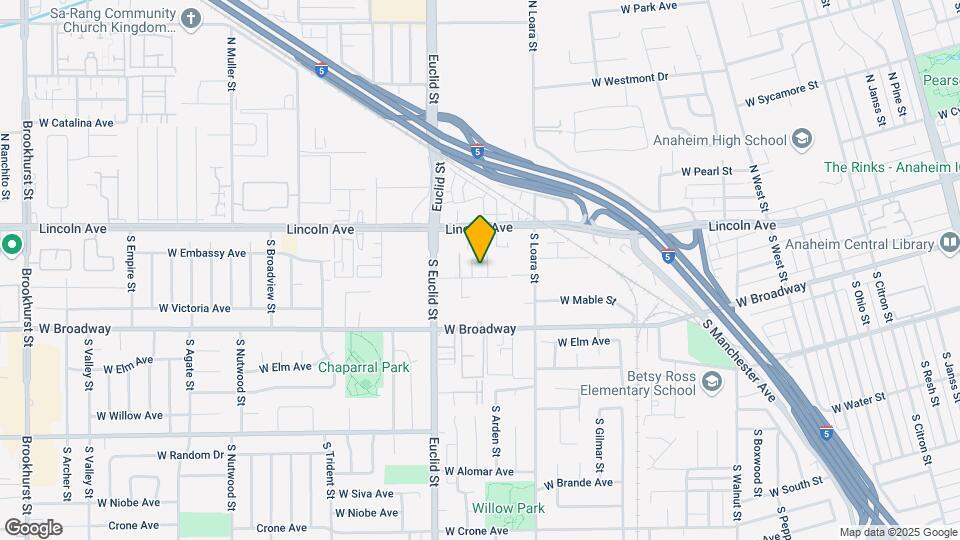 1651 W Pampas Ln Map and Location Details