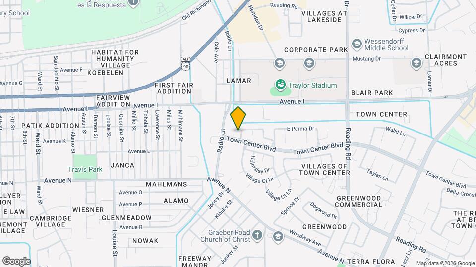 1208 Cambay Dr Mapa y Detalles de la Ubicación