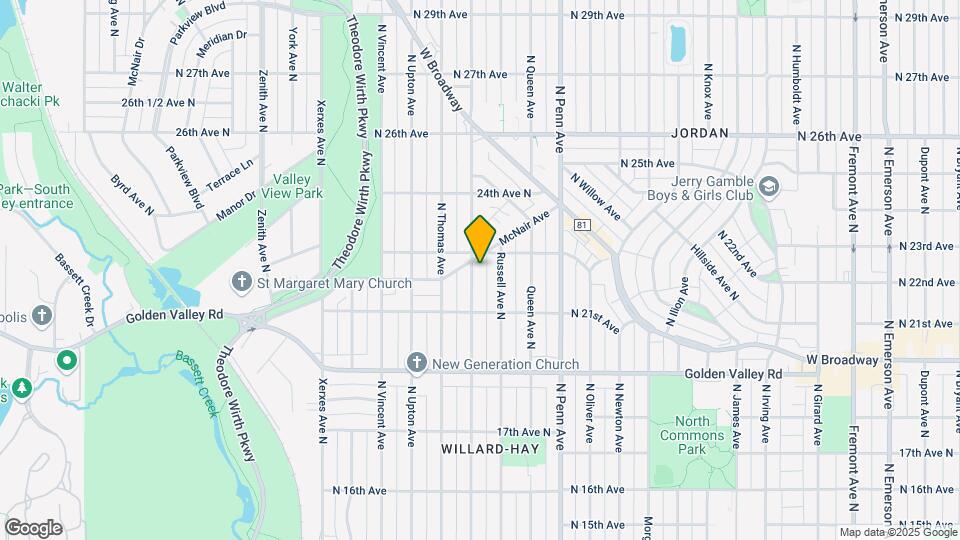 2210 N Sheridan Ave Map and Location Details