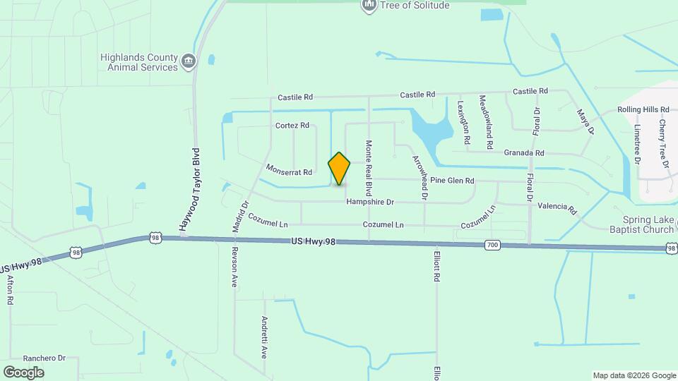 208 Mirador Dr Map and Location Details