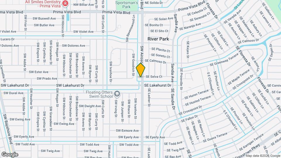 910 SW Airoso Blvd Map and Location Details