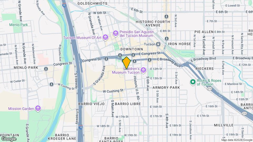 235 S Church Ave Map and Location Details