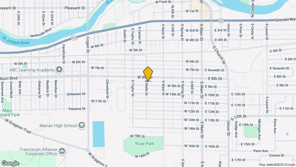 554 W 9th St Map and Location Details