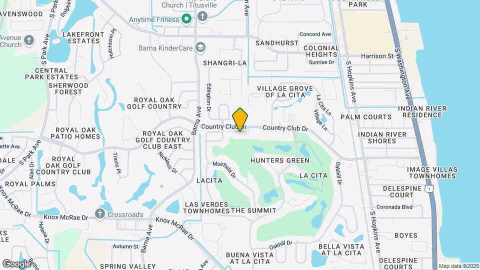 1233 Country Club Dr Map and Location Details