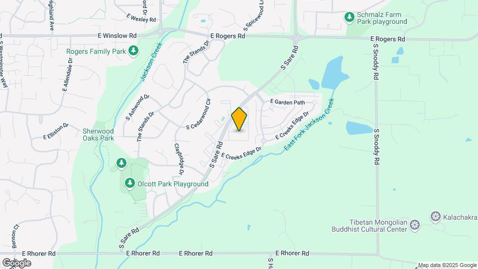 2629 E Oaklawn Ct Map and Location Details