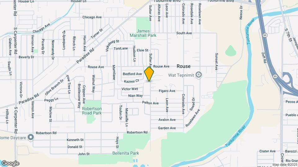 Sutter Village Map and Location Details