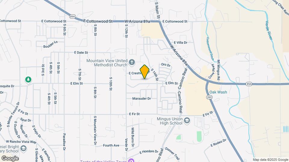 1455 E Ridgeview Dr Map and Location Details