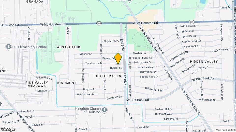 1922 Bunzel St Map and Location Details