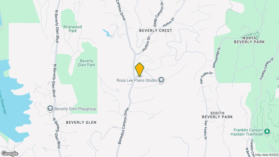 2350 Benedict Canyon Drive Map and Location Details