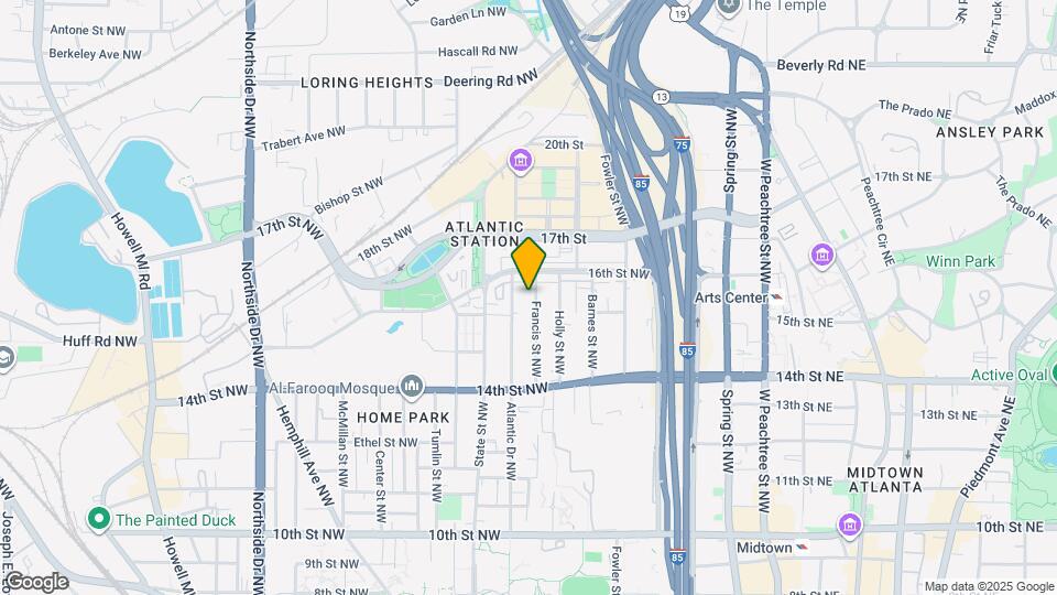 1260 Francis St NW Map and Location Details