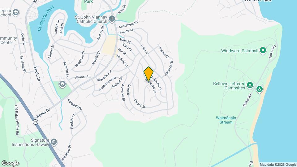 1132 Mapuana St Map and Location Details