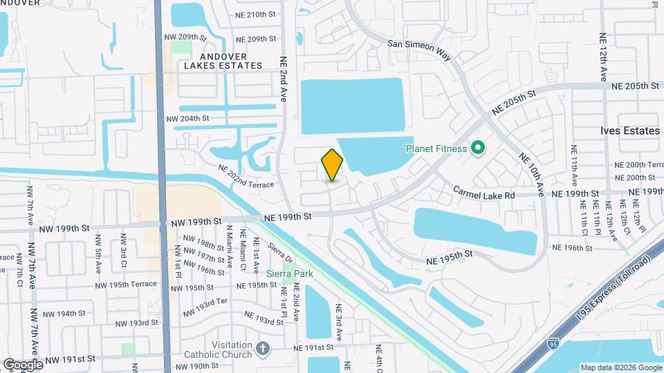 20005 NE 3rd Ct Map and Location Details