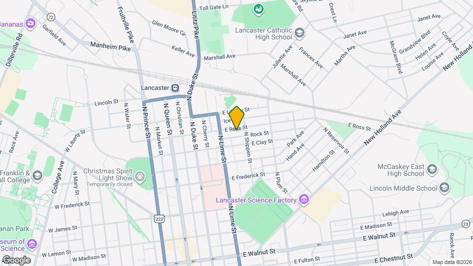 236 E Ross St Map and Location Details