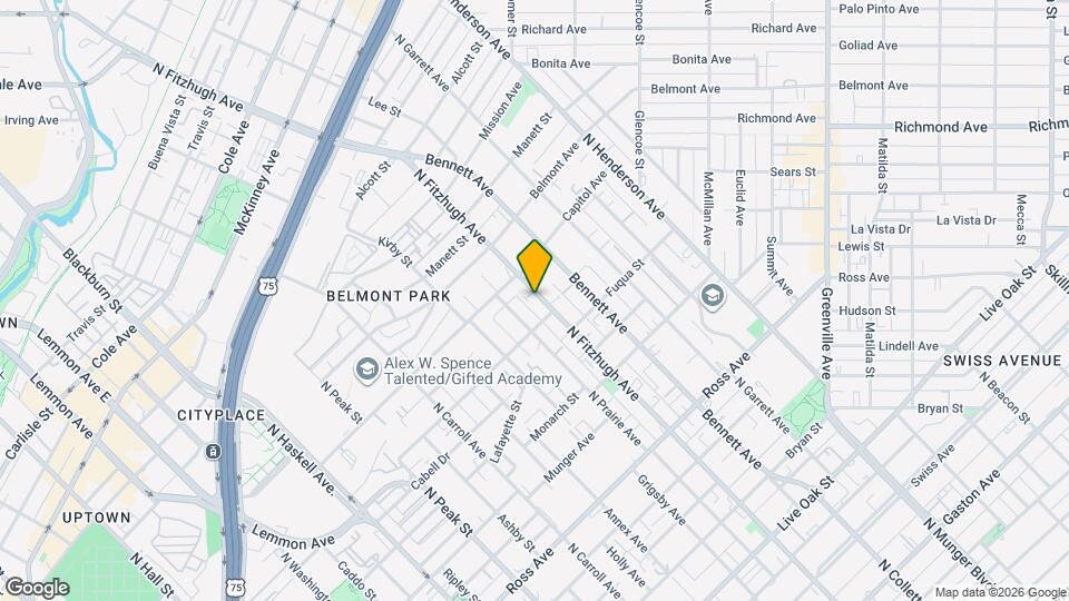 2217 N Fitzhugh Ave, Unit 303 Mapa y Detalles de la Ubicación