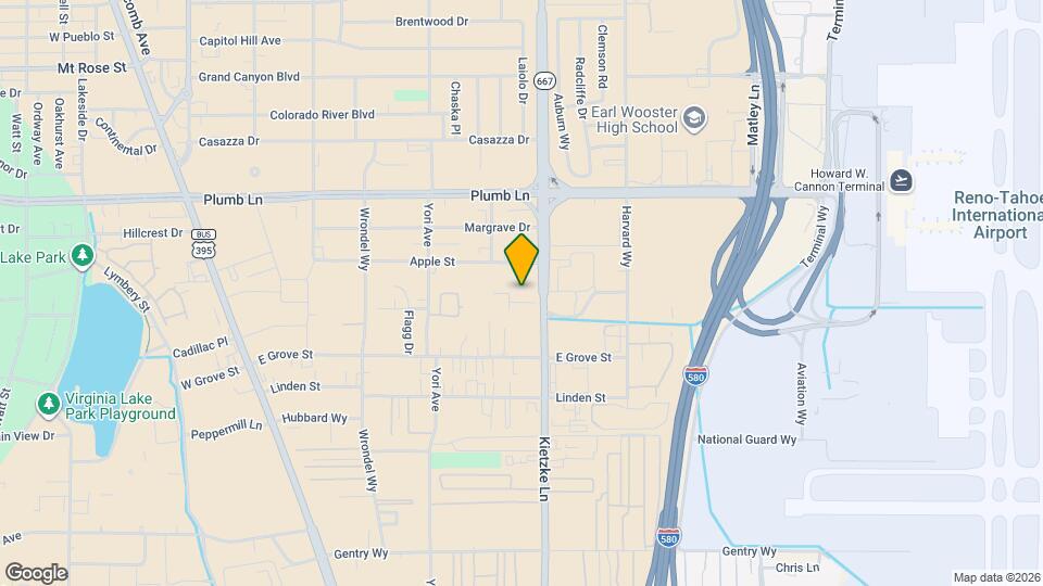2169 Kietzke Ln Map and Location Details