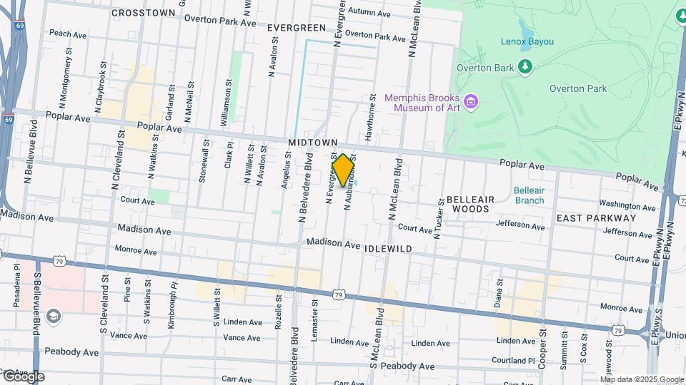 97 N Auburndale St Mapa y Detalles de la Ubicación