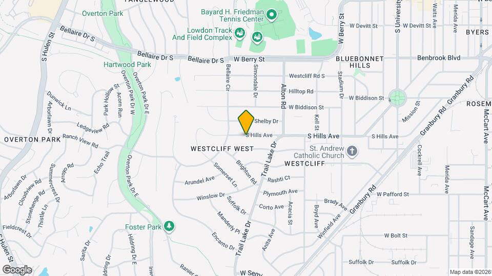 3713 S Hills Ave Map and Location Details