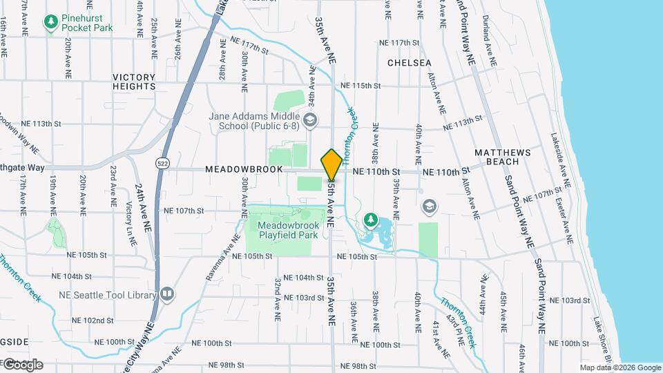 10734 35th Ave NE Mapa y Detalles de la Ubicación