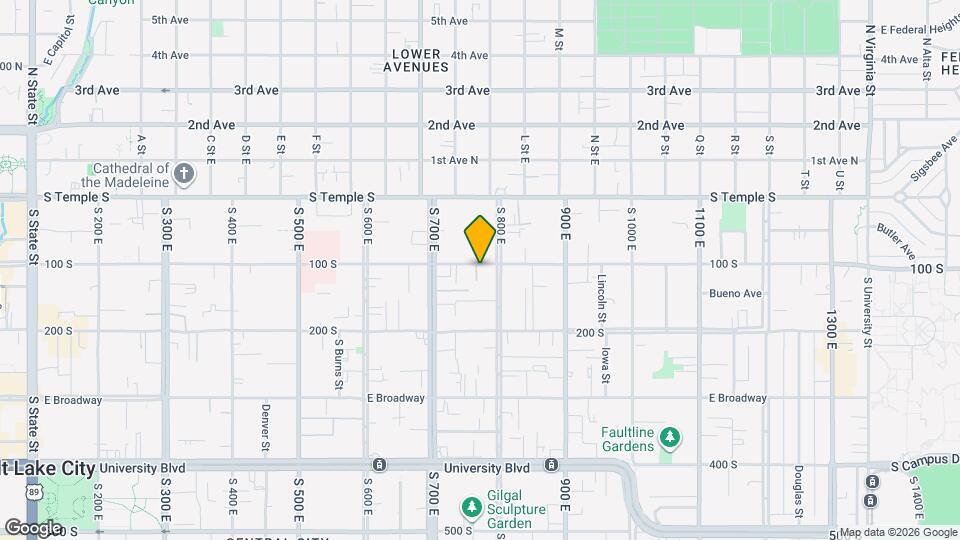 766 E 100 S Map and Location Details