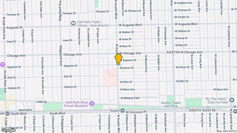 703 N Austin Blvd Map and Location Details