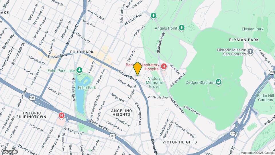 1312 Quintero St Map and Location Details