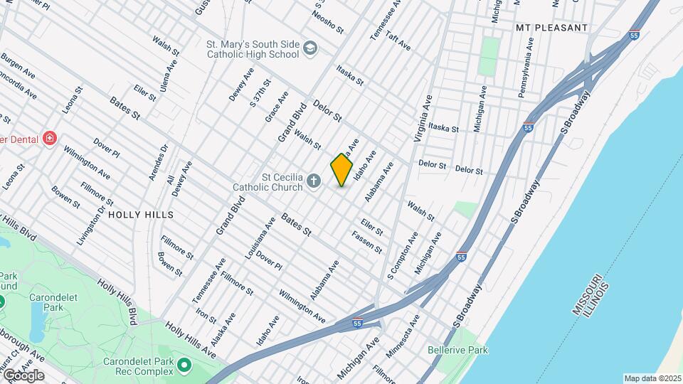 803 Eichelberger St Map and Location Details