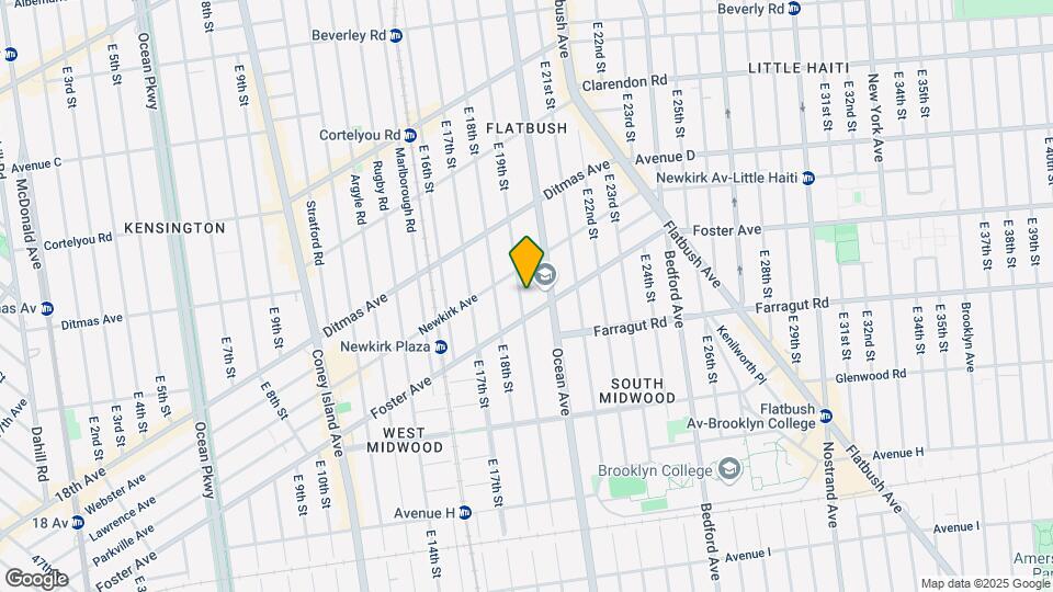 601 E 19th St Mapa y Detalles de la Ubicación