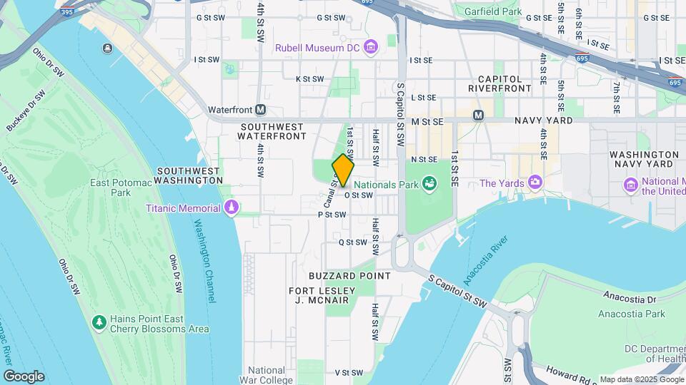 109 O St SW Map and Location Details