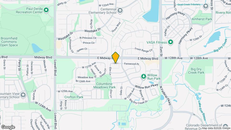 2866 Fernwood Pl Map and Location Details