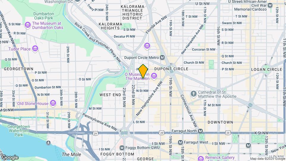 2116 O St NW Map and Location Details