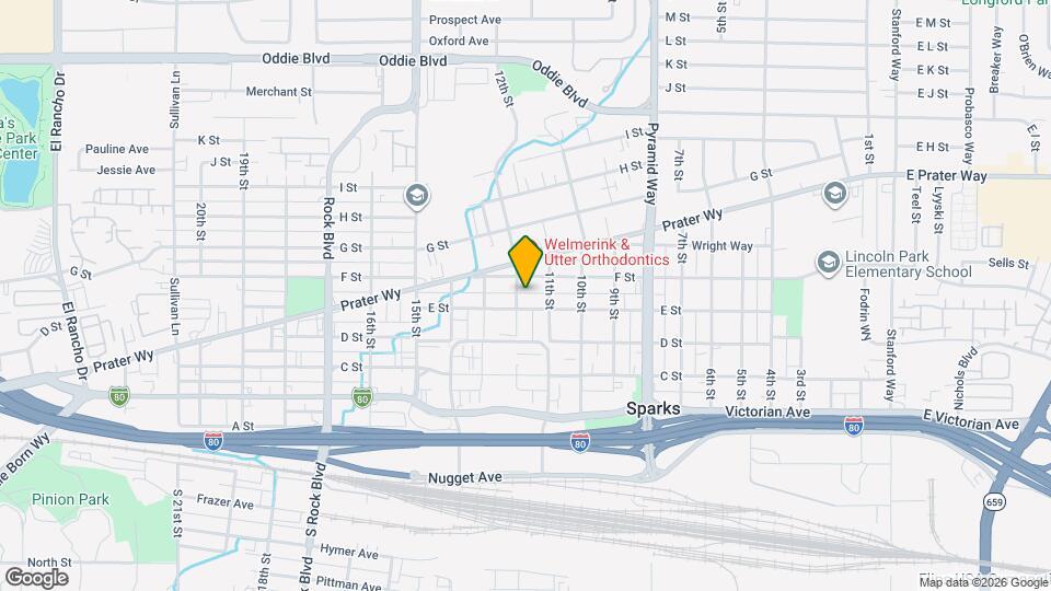 1140 E St Map and Location Details