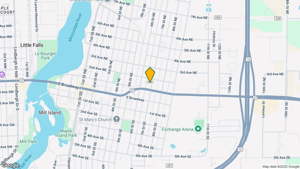 207 7th St NE Map and Location Details