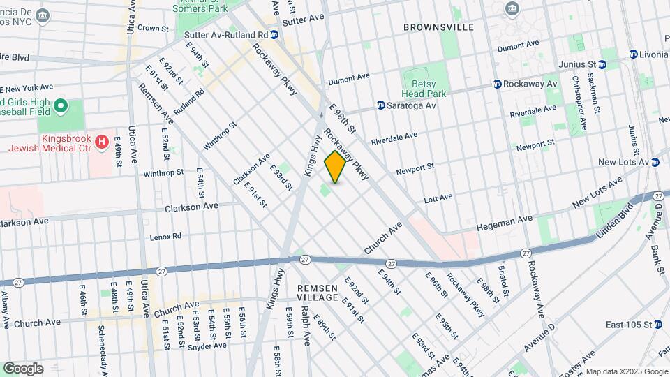 385 E 95th St Mapa y Detalles de la Ubicación