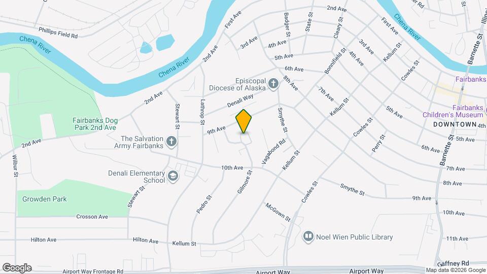 925 Gilmore St Map and Location Details