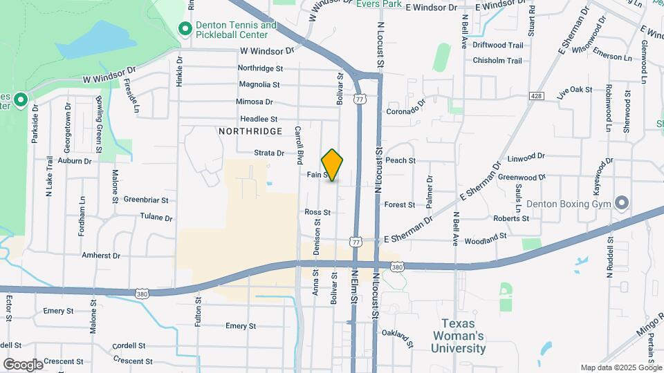 2301 Bolivar St Map and Location Details