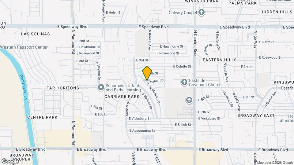 614 N Medford Dr Map and Location Details