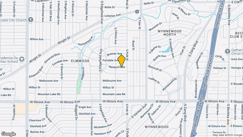 1122 Newport Ave Map and Location Details