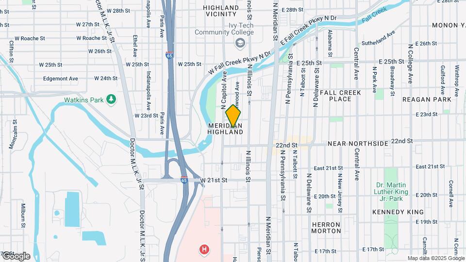 2240 N Kenwood Ave Map and Location Details