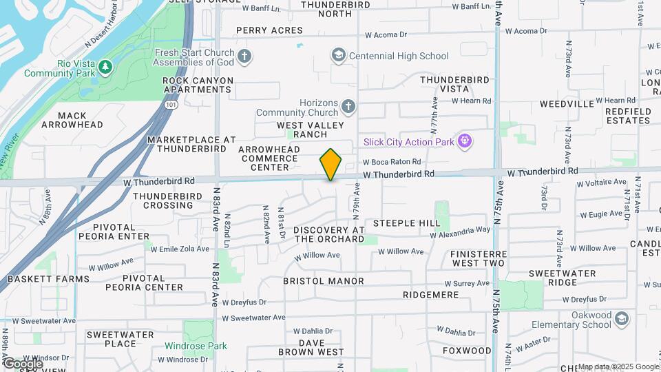 13712 N 79th Ln Map and Location Details