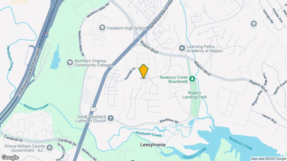 15512 Horseshoe Ln Map and Location Details