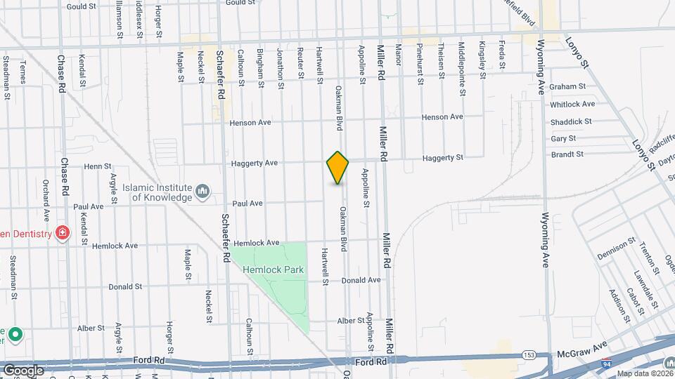 6421 Oakman Blvd Map and Location Details