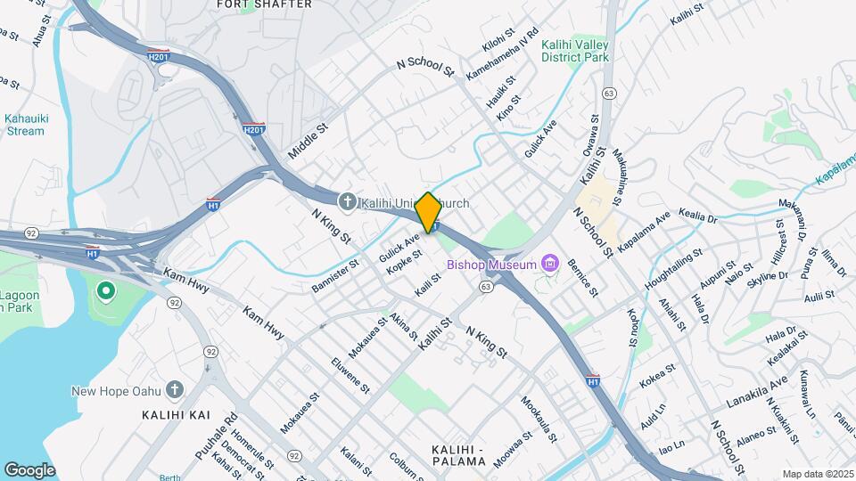 1145 Gulick Ave Mapa y Detalles de la Ubicación