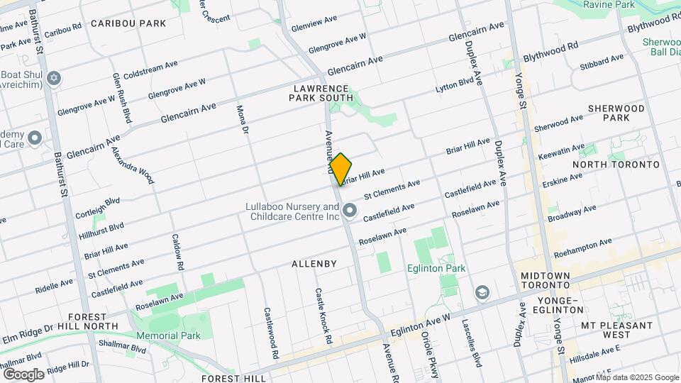 1165 Avenue Rd Map and Location Details