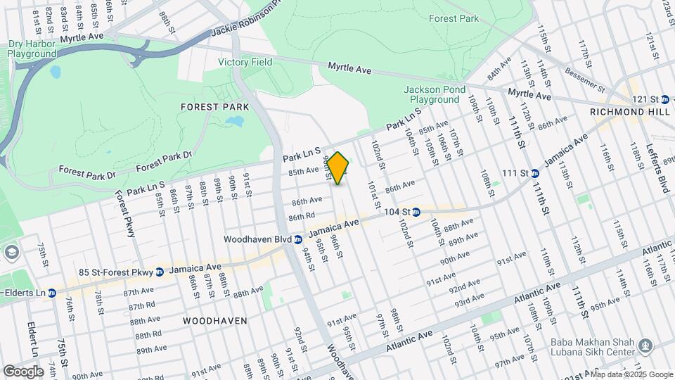 85-63 98th St Map and Location Details