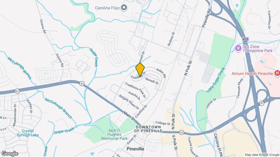 629 Cranford Dr Map and Location Details